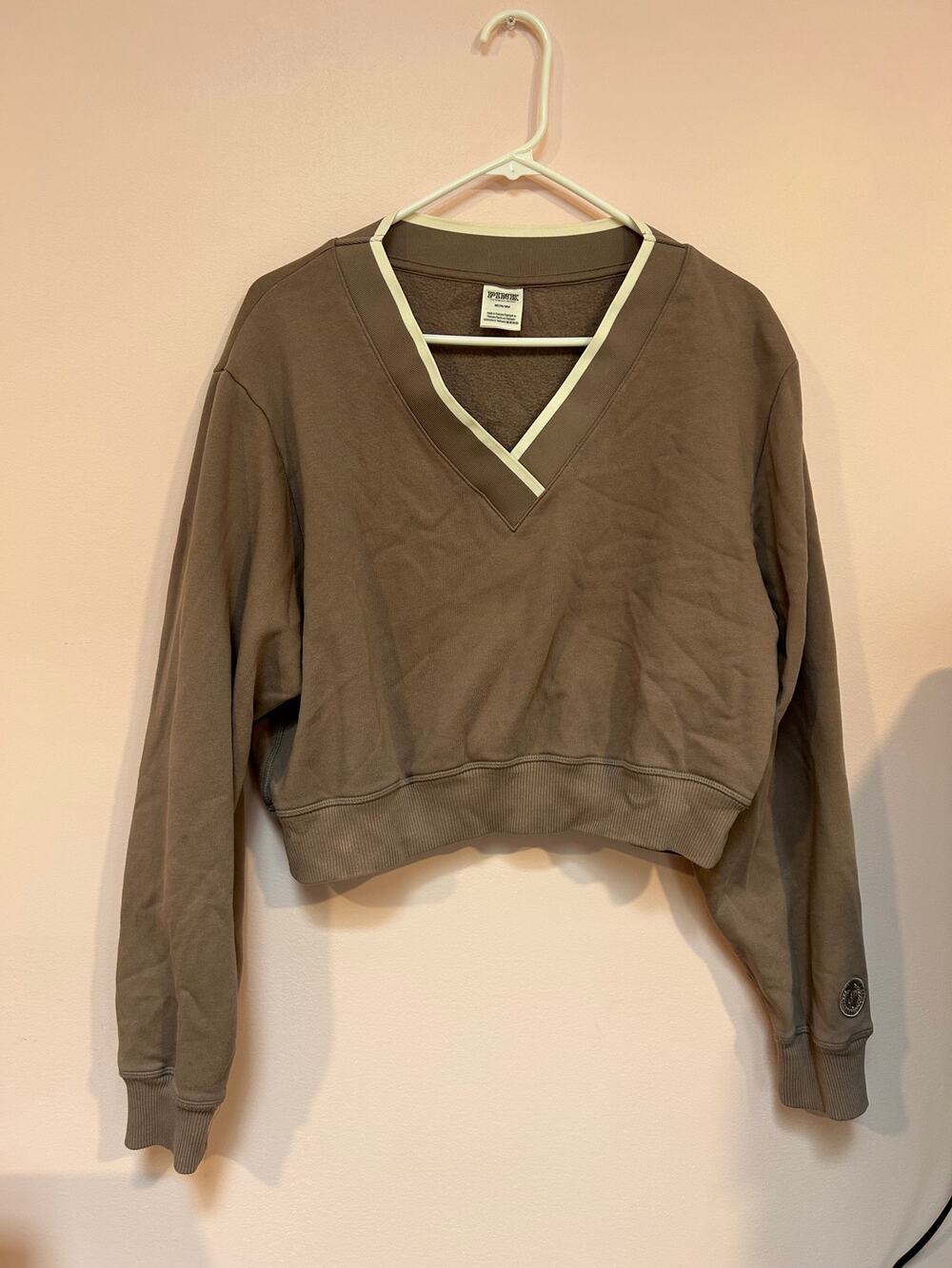Pink Victoria Secret Cropped Sweater *M*